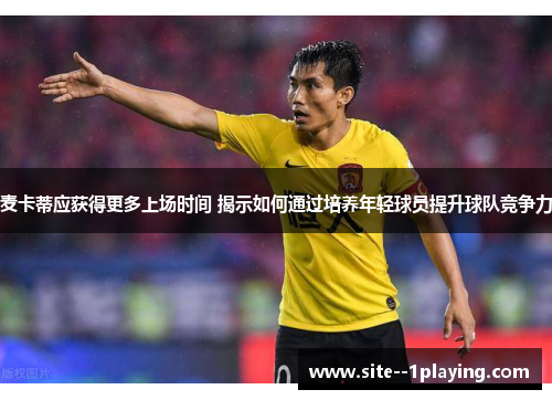 麦卡蒂应获得更多上场时间 揭示如何通过培养年轻球员提升球队竞争力
